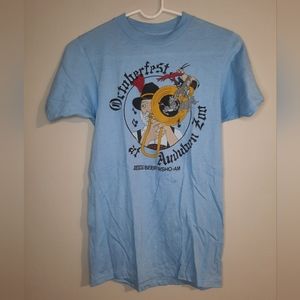 Vintage 70s 80s Audubon Zoo Dixie Beer Oktober Fest T Shirt Men Size Small Thin